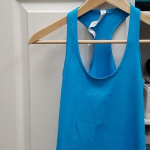 Aqua Lululemon Racer Back Tank